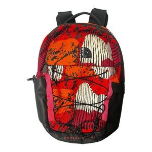 THE NORTH FACE Borealis Mini Backpack Fiery Red Abstract Women’s Travel Bag